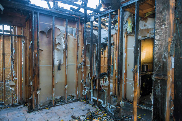 Professional Fire Damage Restoration technician working in Princeton, MN